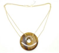 Necklace Shiné Woman in Silver Occhi di gatto 163631 - 163631